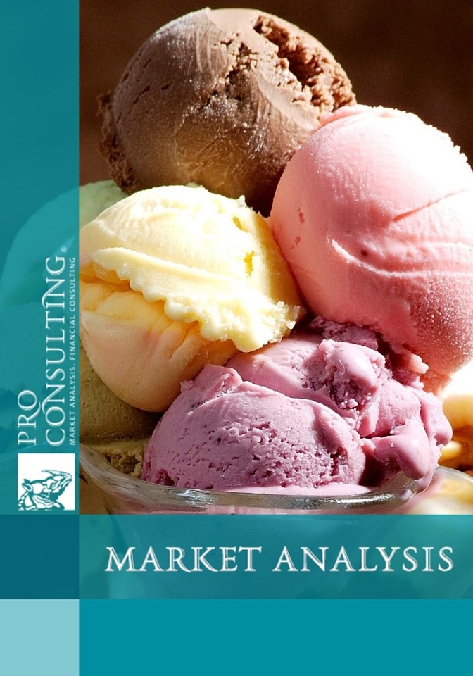 Analysis of the ice-cream market in Ukraine. 2019 